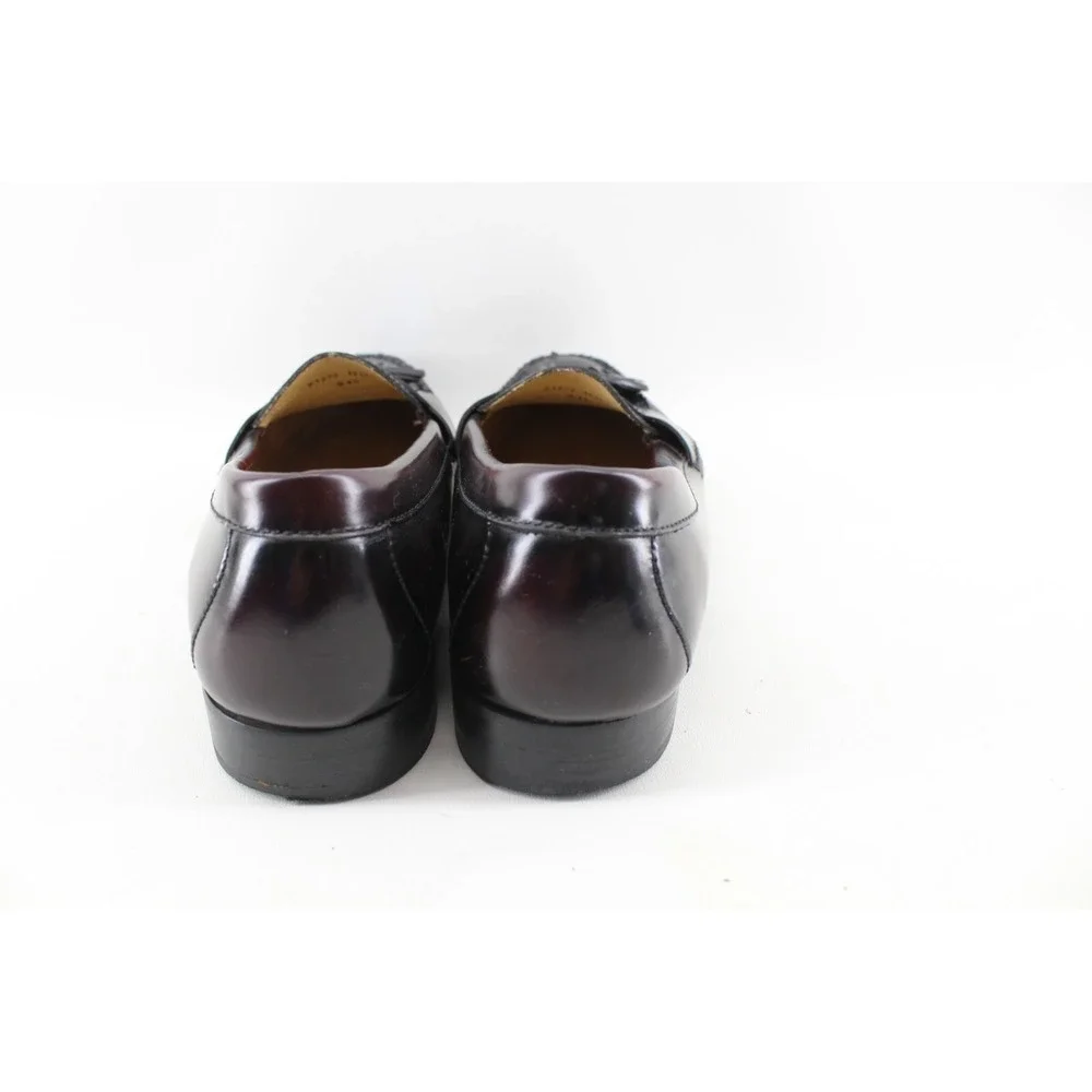 Kirkland Signature Burgundy Dress Tassel Loafers Shoes Mens‎ 12D Black 21273